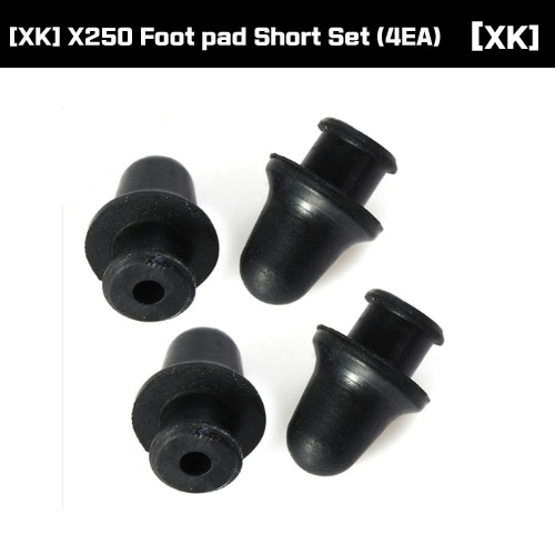 [XK] X250 Foot pad Short Set (4EA) [X250-014]