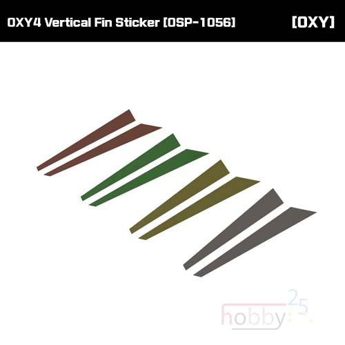 OXY4 Vertical Fin Sticker [OSP-1056]