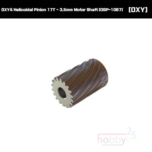 OXY4 Helicoidal Pinion 17T - 3.5mm Motor Shaft [OSP-1067]