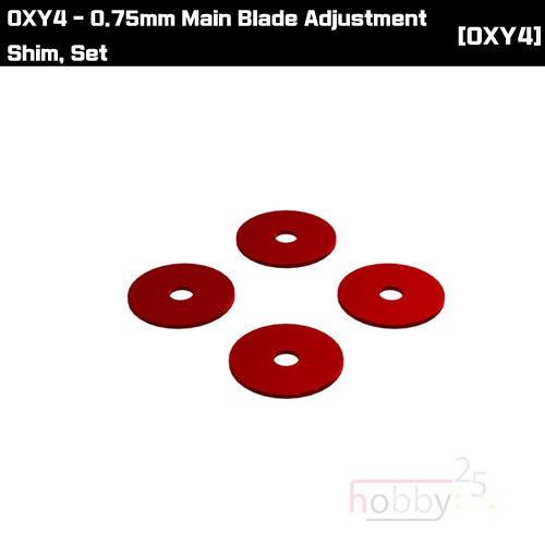 OXY4 0.75mm Main Blade Adjustment Shim, Set [OSP-1115]