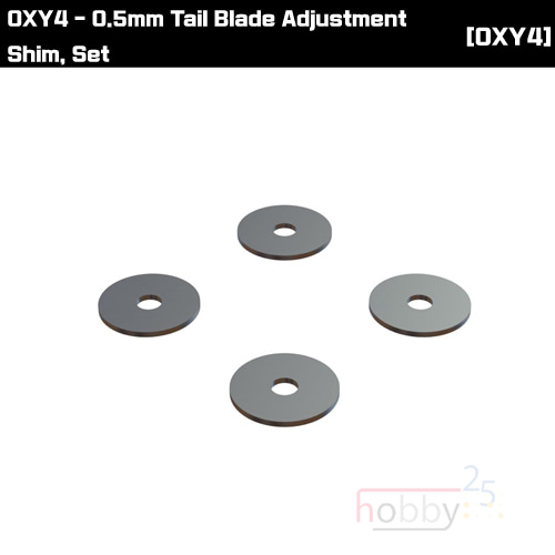 OXY4 0.5mm Tail Blade Adjustment Shim, Set [OSP-1116]