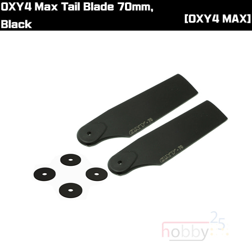 OXY4 Max Tail Blade 70mm, Black [OSP-1237-3]