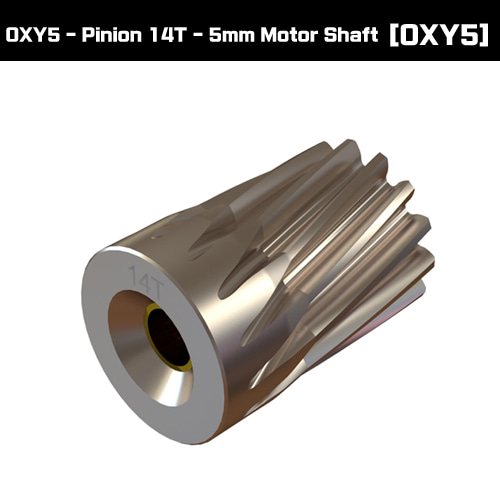 OXY5 - Pinion 14T -  5mm Motor Shaft [OSP-1360]