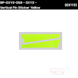 SP-OXY2-059 - OXY2 - Vertical Fin Sticker Yellow