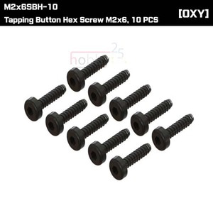 M2x6SBH-10 - Self-Tapping Button Hex Screw M2x6, 10 PCS