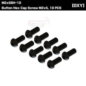M2x5BH-10 - Button Hex Cap Screw M2x5, 10 PCS