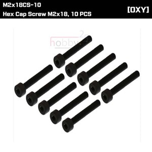 M2x18CS-10 Hex Cap Screw M2x18, 10 PCS