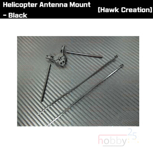 Helicopter Antenna Mount - Black [MK6012]