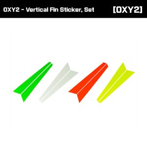 OSP-1238 - OXY2 Vertical Fin Sticker, Set