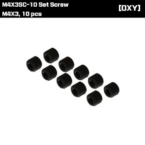 M4X3SC-10 Set Screw M4X3, 10 pcs