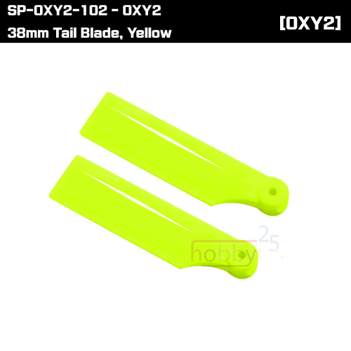 SP-OXY2-102 - OXY2 - 38mm Tail Blade, Yellow