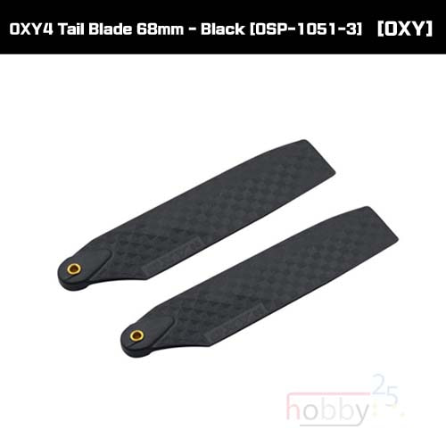 OXY4 Tail Blade 68mm - Black [OSP-1051-3]
