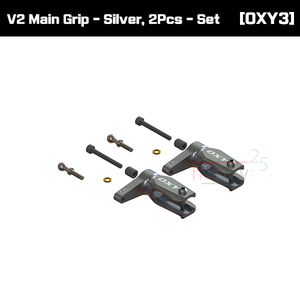 SP-OXY3-160 OXY3 - V2 Main Grip - Silver, 2Pcs - Set