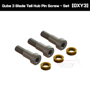 SP-OXY3-100 - OXY3 - Qube 3 Blade Tail Hub Pin Screw - Set