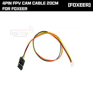 [케이블] 4PIN FPV CAM CABLE 20CM  FOR FOXEER [DF1214]