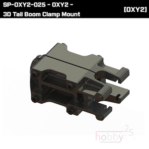 SP-OXY2-025 - OXY2 - Tail Boom Clamp Mount (플라스틱 파츠 - 개선형)