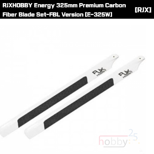 RJXHOBBY Energy 325mm Premium Carbon Fiber Blade Set-FBL Version [E325W]